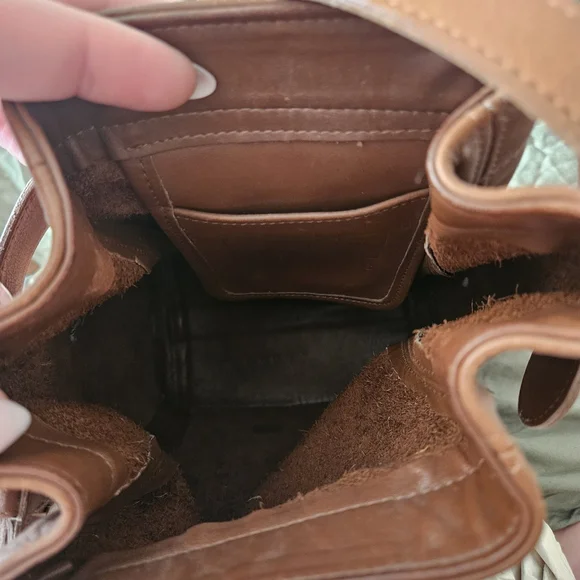 VTG COACH Brown Leather Crossbody Bucket Bag - Picture 3 of 7